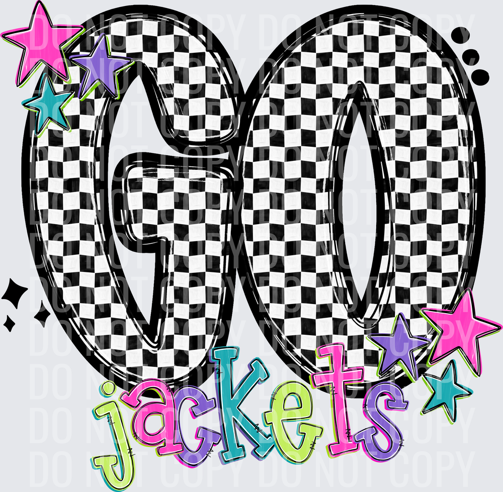 jacketsGo Checker Neons 0926-0025