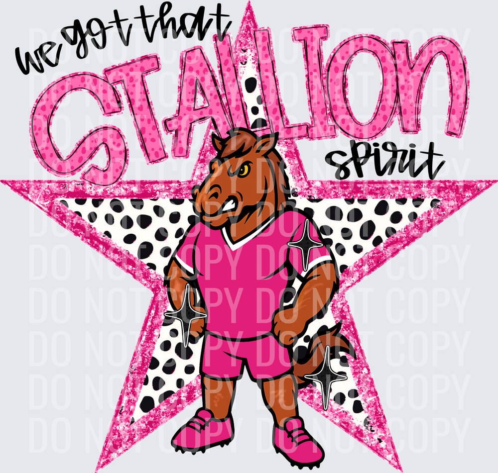 KayndiDesigns 09.26 We Got That Spirit Stallion Pink