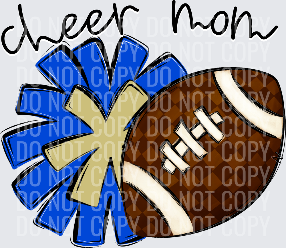 Cheer Mom - CC0926-0022 - Royal-Lt Gold