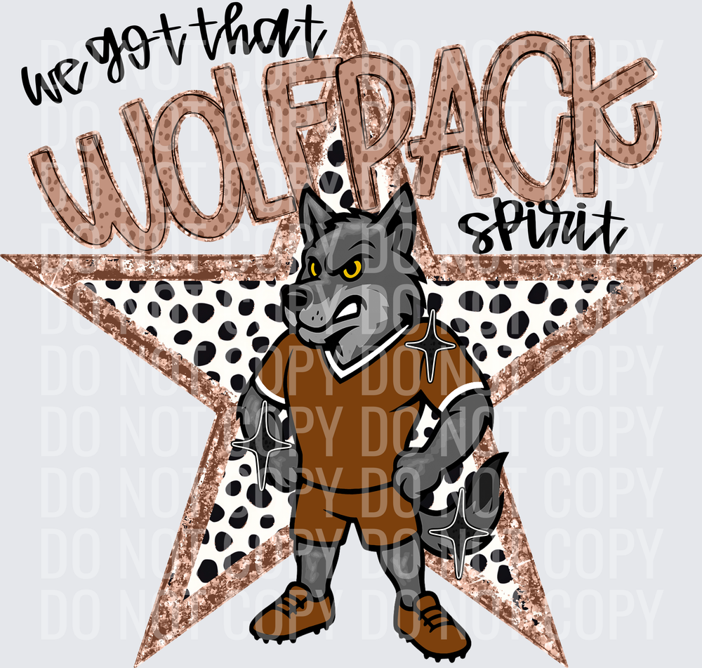 KayndiDesigns 09.26 We Got That Spirit Wolfpack Brown