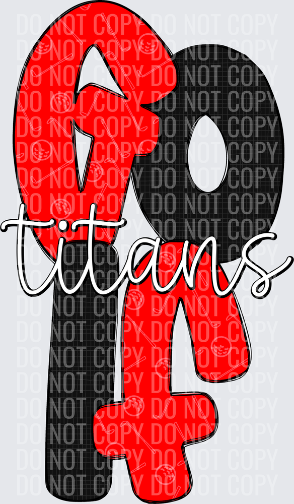 TitansRedBlack-Golf