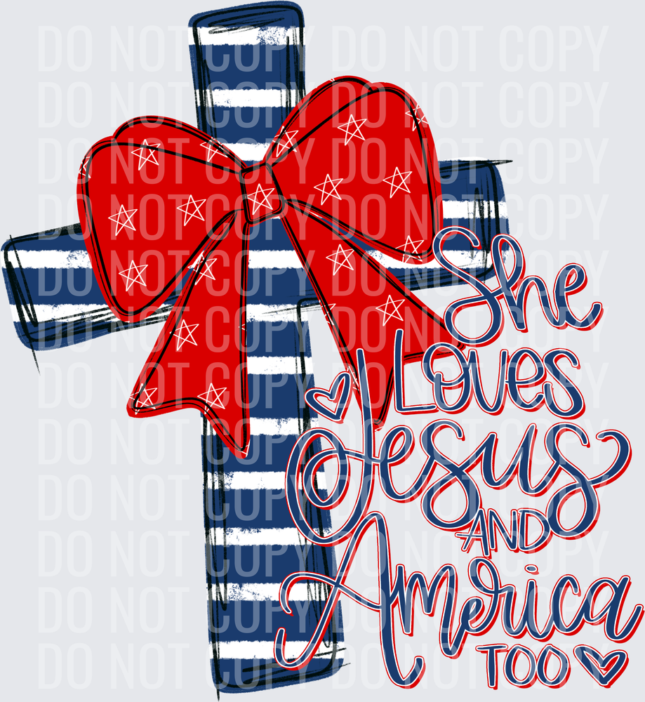 she loves jesus and america too