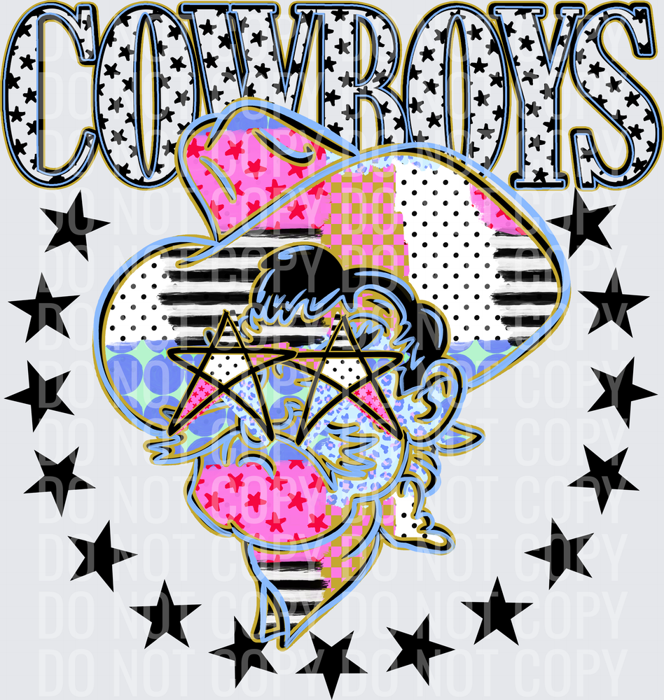 KayndiDesigns 09.26 Patchwork Varisty Stars Cowboys 2