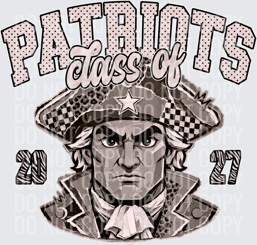 KayndiDesigns 10.26 Class of 2027 Neutral Patriots 2