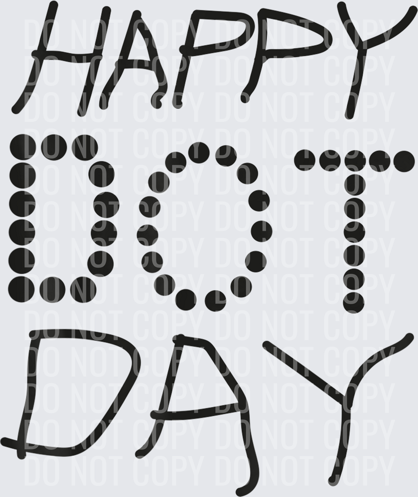 Happy Dot Day Polka Dot September 15th Boys Girls Kids T-Shirt