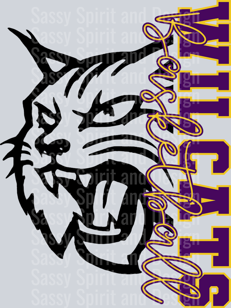 WILCATS BASKETBALL SPLIT FACE