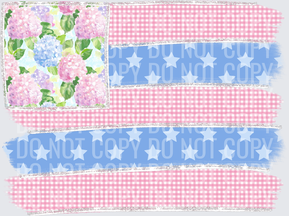Hydrangea_Flag_Gingham_Stars