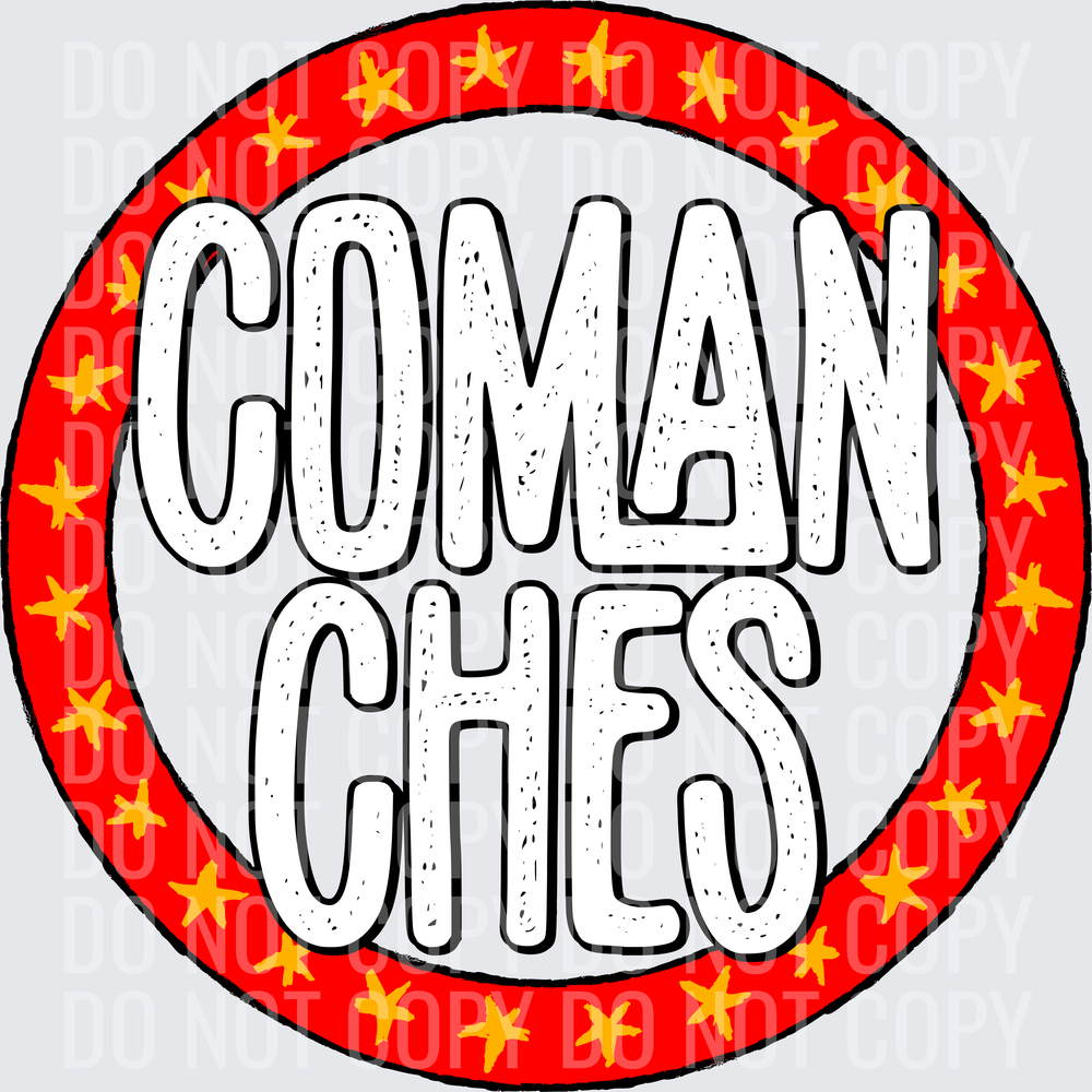 ComanchesStarCircleRedGold