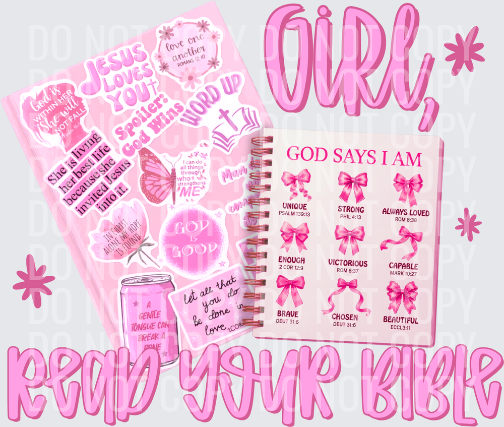 Girl read your bible
