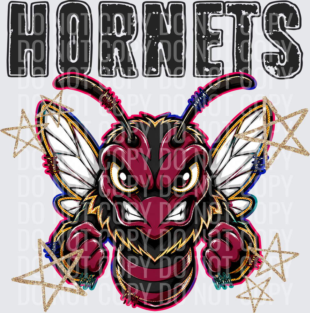 KayndiDesigns 08.26 Grunge Varsity Hornets 3