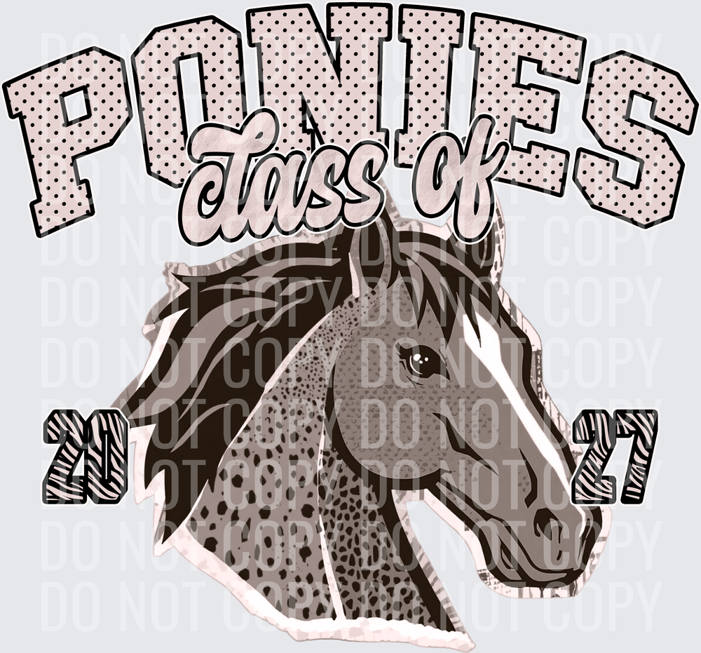 KayndiDesigns 10.26 Class of 2027 Neutral Ponies
