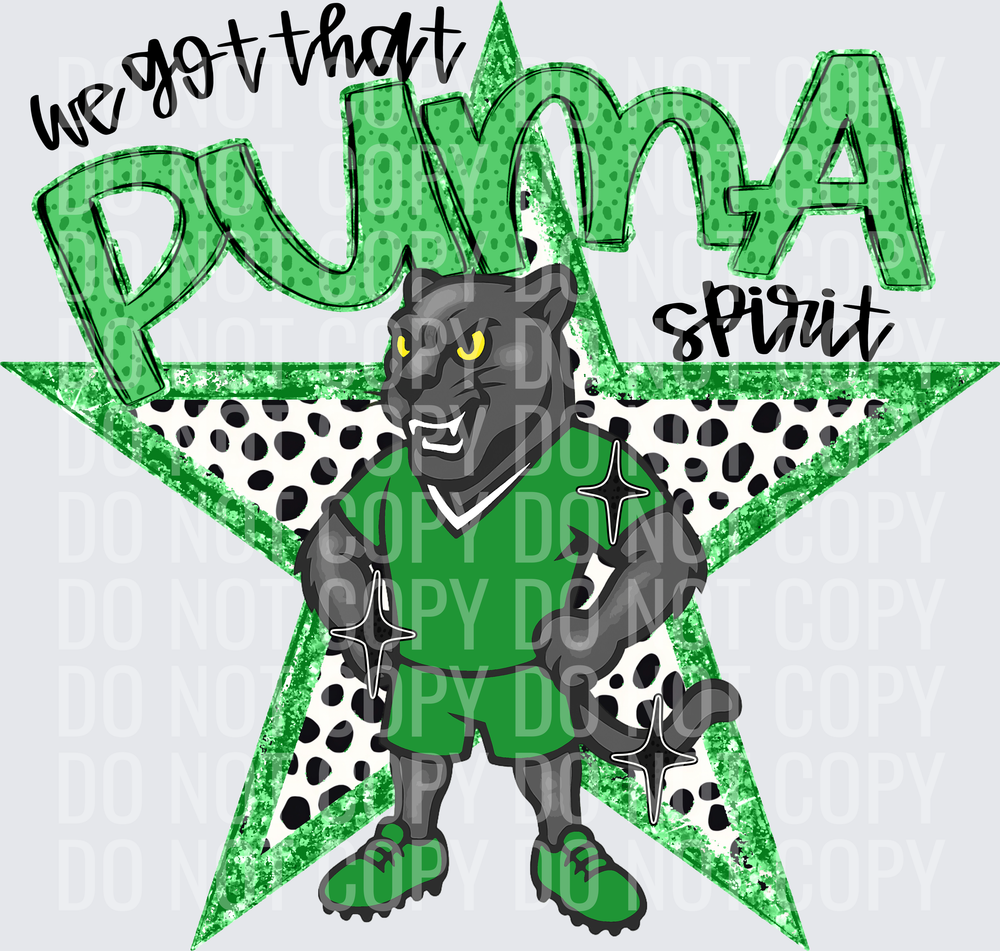 KayndiDesigns 09.26 We Got That Spirit Puma Green