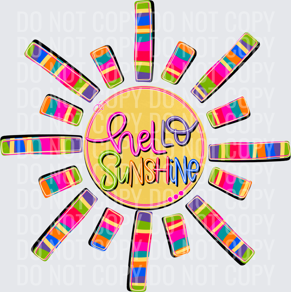 hello sunshine sun