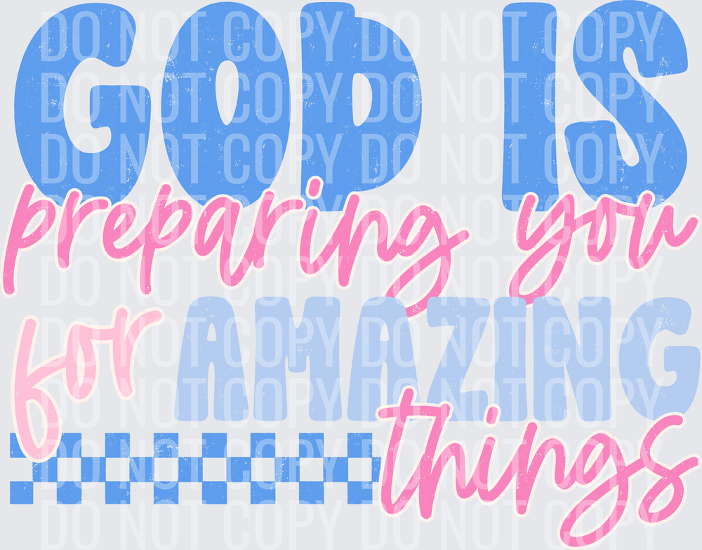 God preparing you