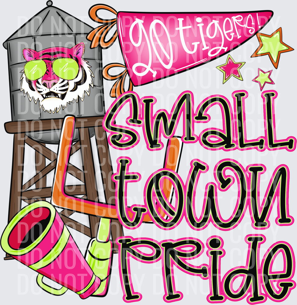 Small town pride tigers