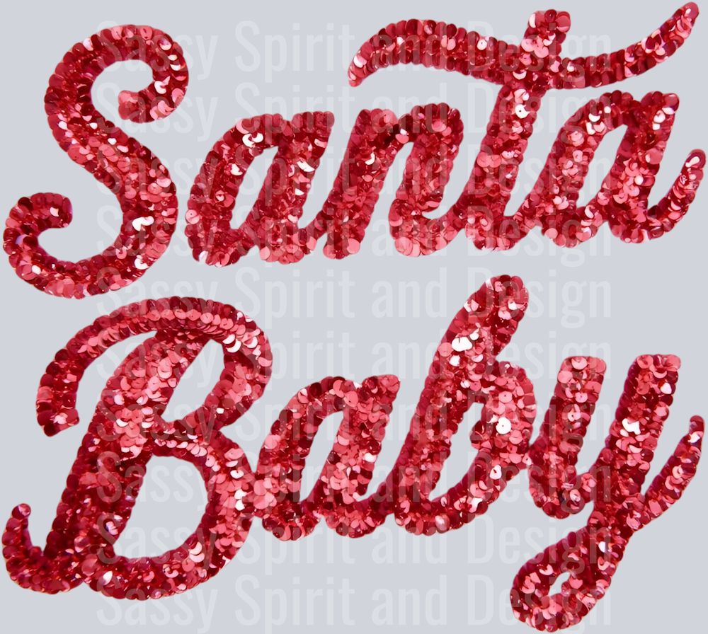 SANTA BABY SEQUIN