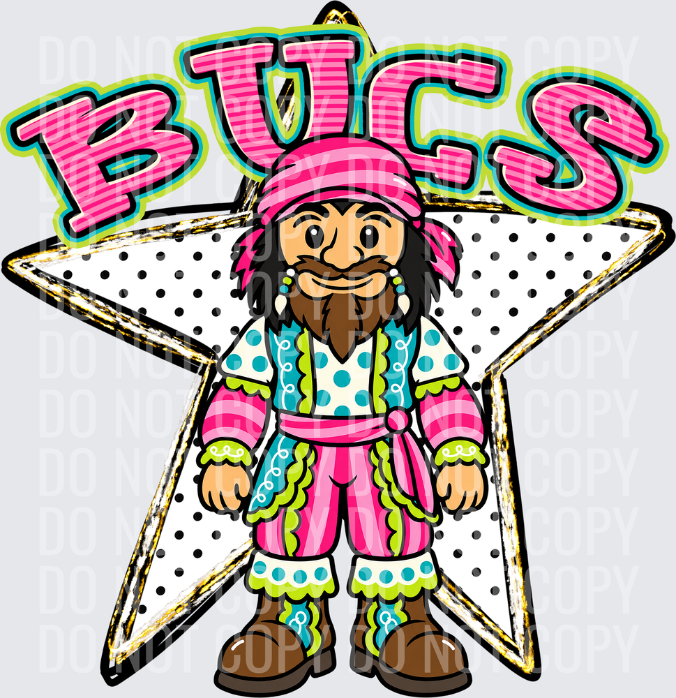 KayndiDesigns 10.26 Pattern Parade Star Bucs 2