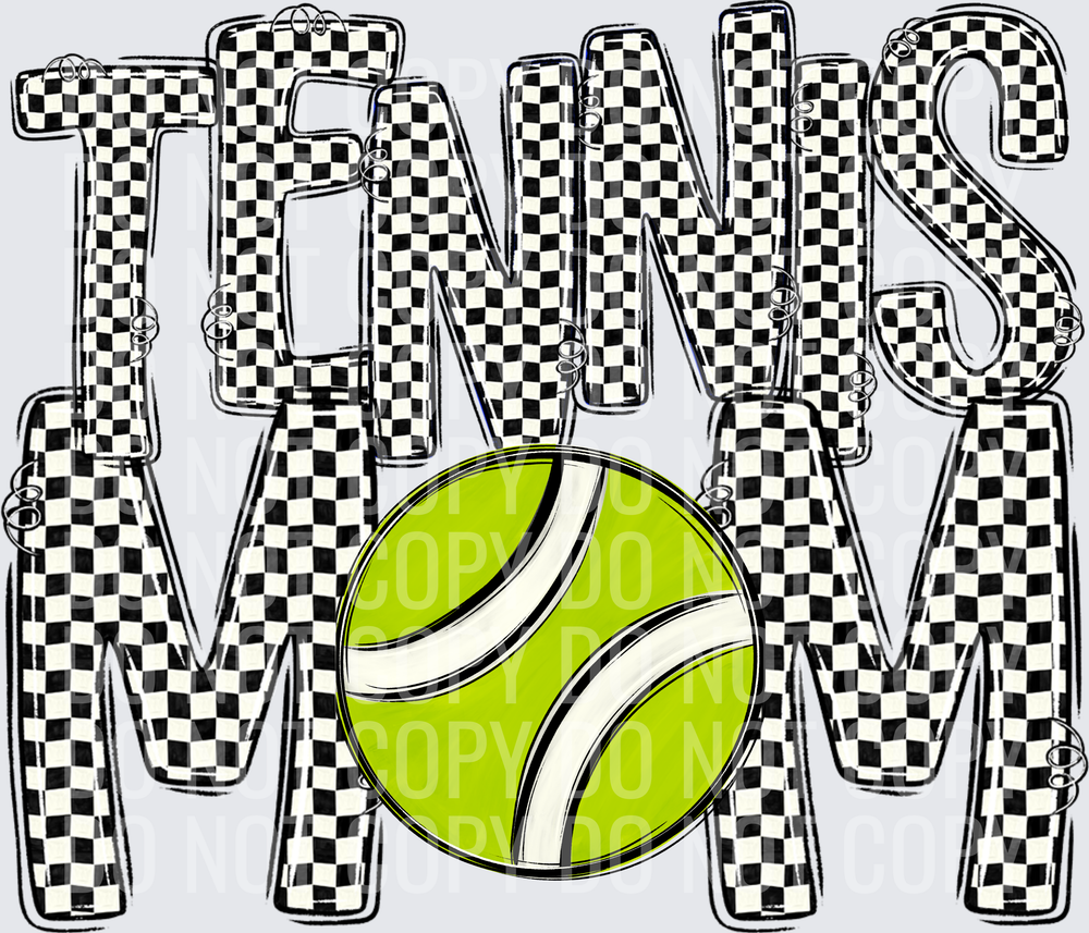 TENNIS WHITE CHECK