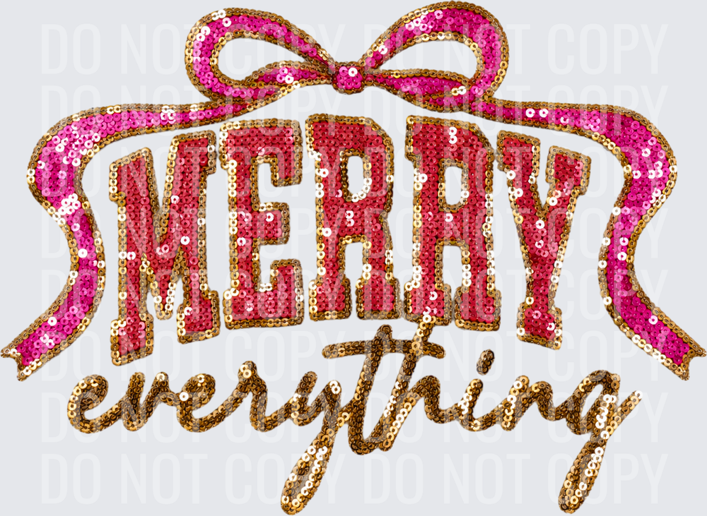merry everything sequin