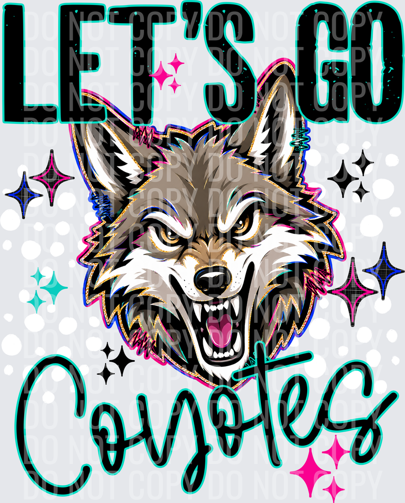 LETS GO MASCOTS COYOTES