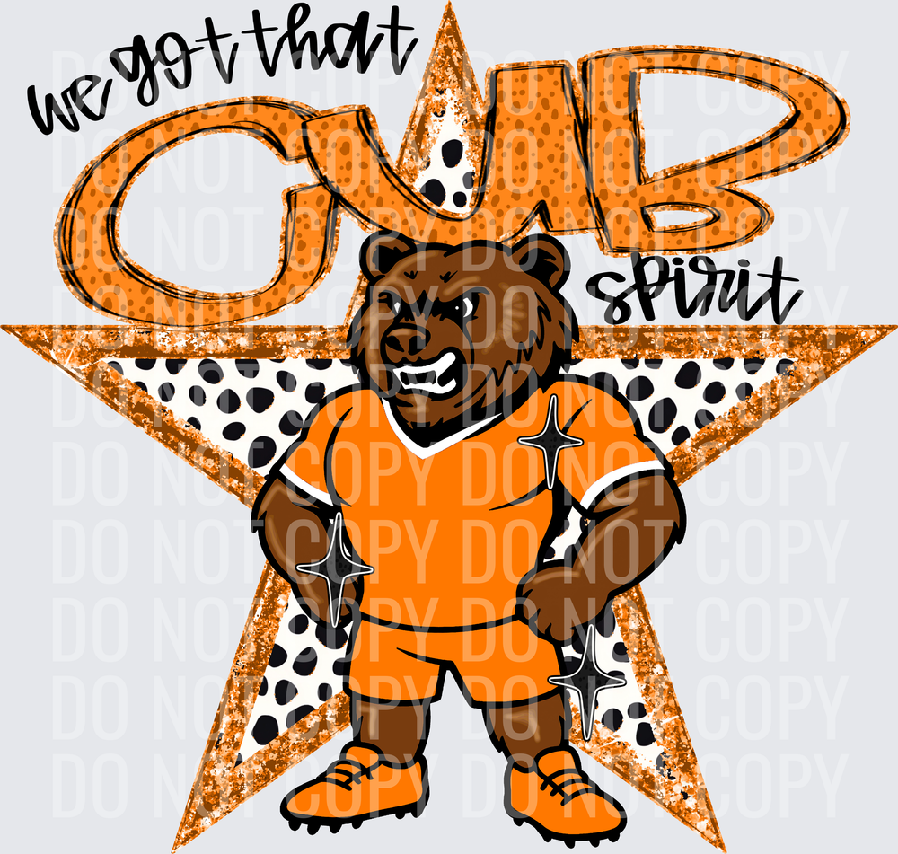 KayndiDesigns 09.26 We Got That Spirit Cub Orange