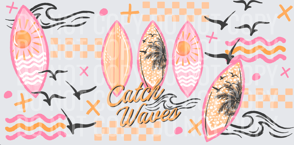 Catch waves 16oz wrap