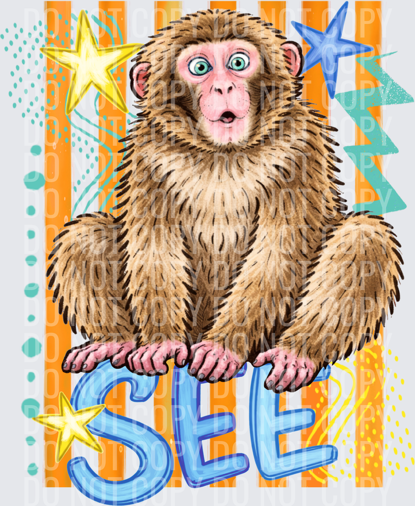 Monkey See Blue
