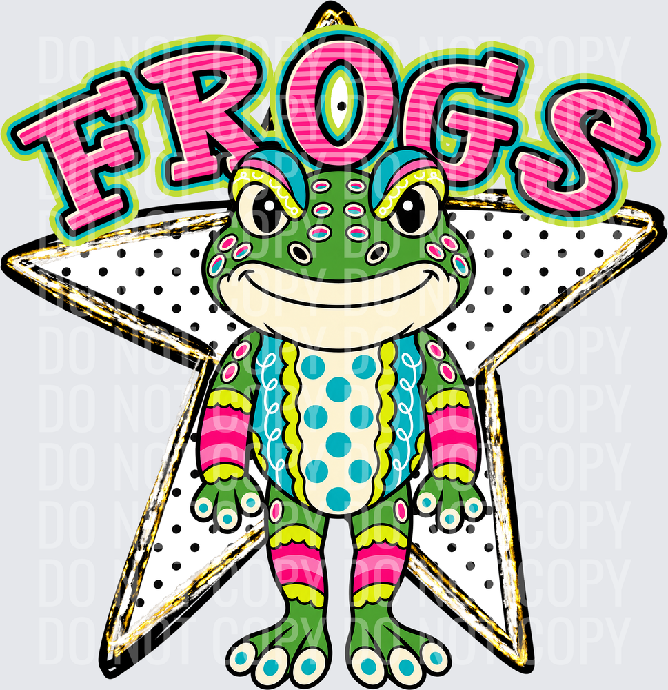 KayndiDesigns 10.26 Pattern Parade Star Frogs