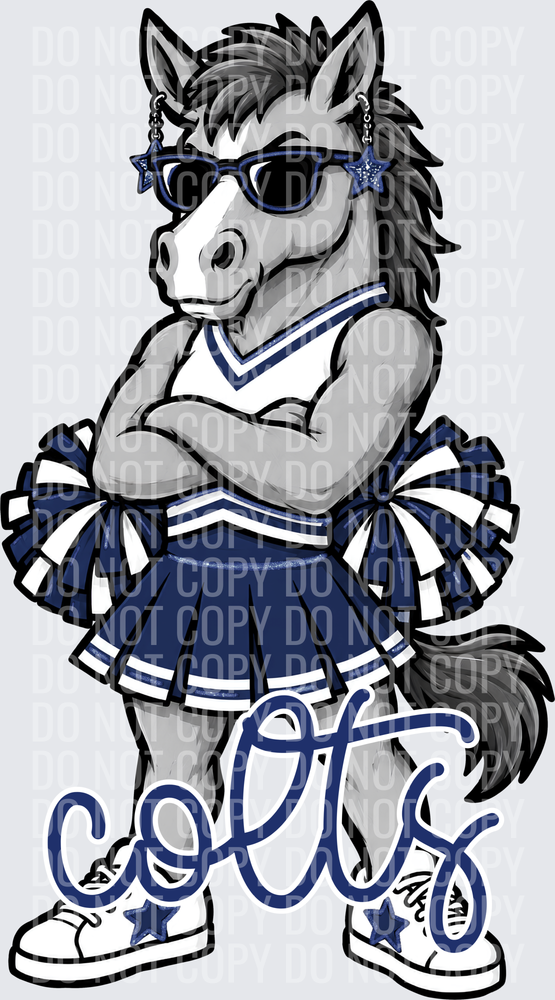 Colts Cheer Navy
