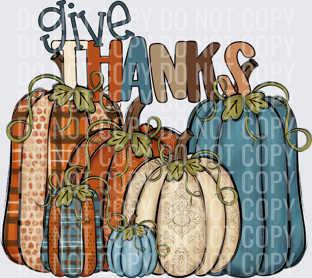GIVE THANKS PUMPKINS