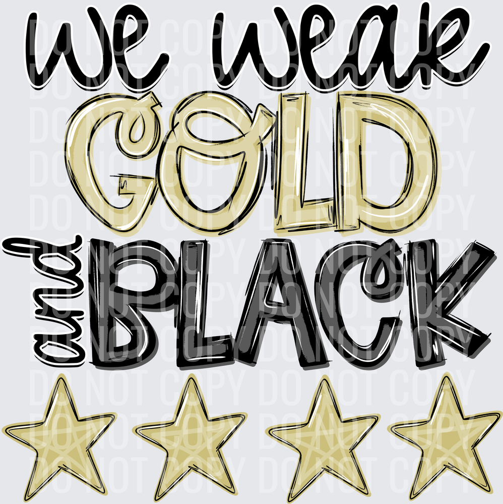 lt gold and black