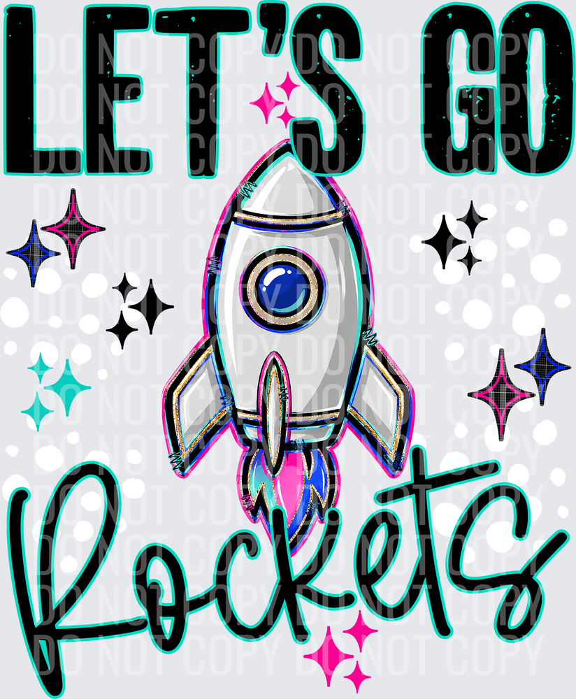 LETS GO MASCOTS ROCKETS