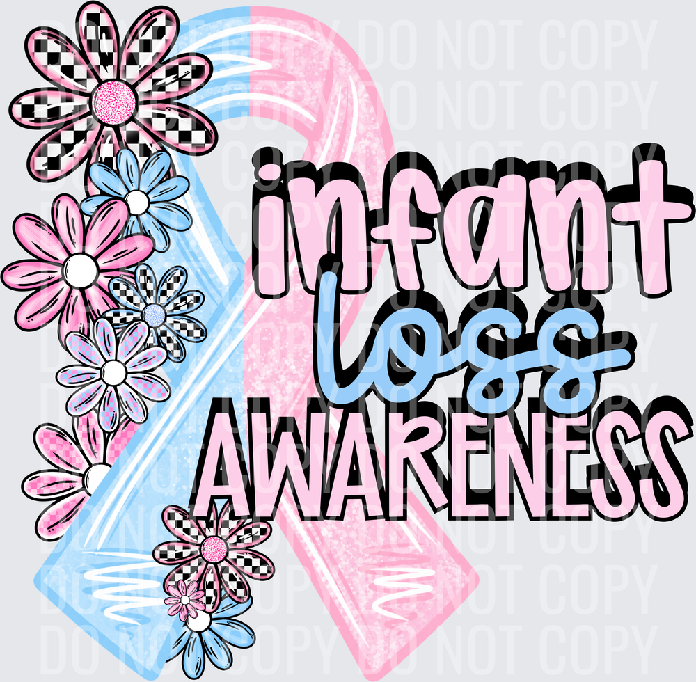 INFANT LOSS RIBBON FLOWER
