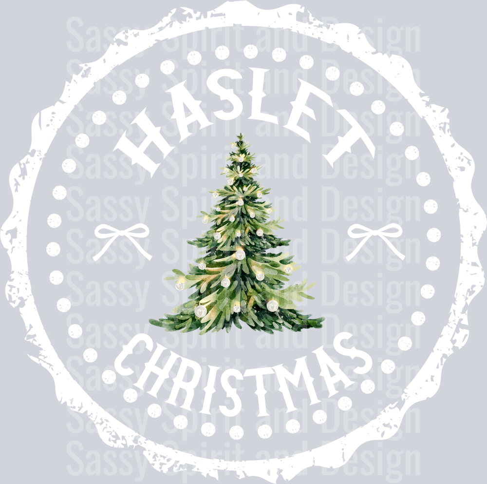 HASLET CHRISTMAS STAMP