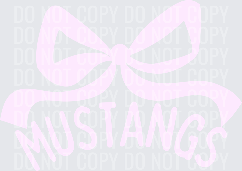 Mustangs bow