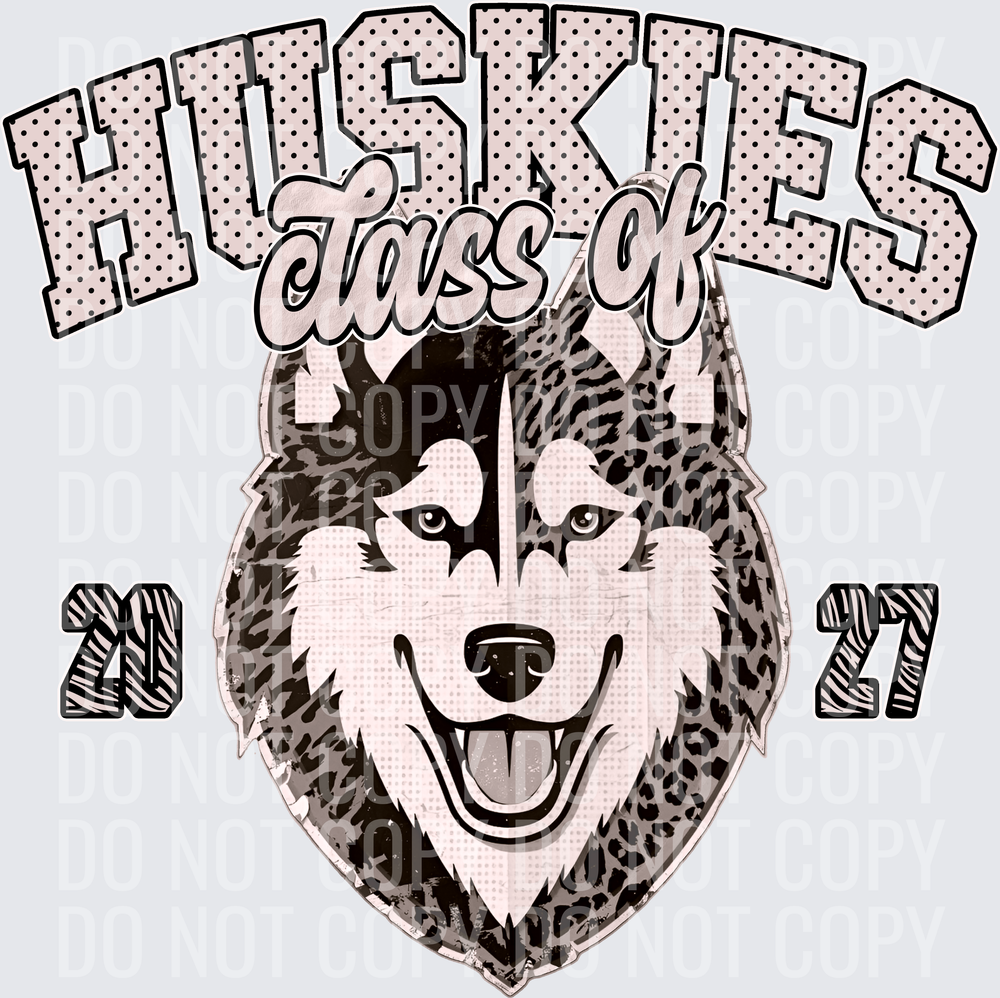 KayndiDesigns 10.26 Class of 2027 Neutral Huskies