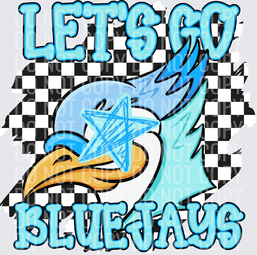 Let’s go Blue Jays checkered