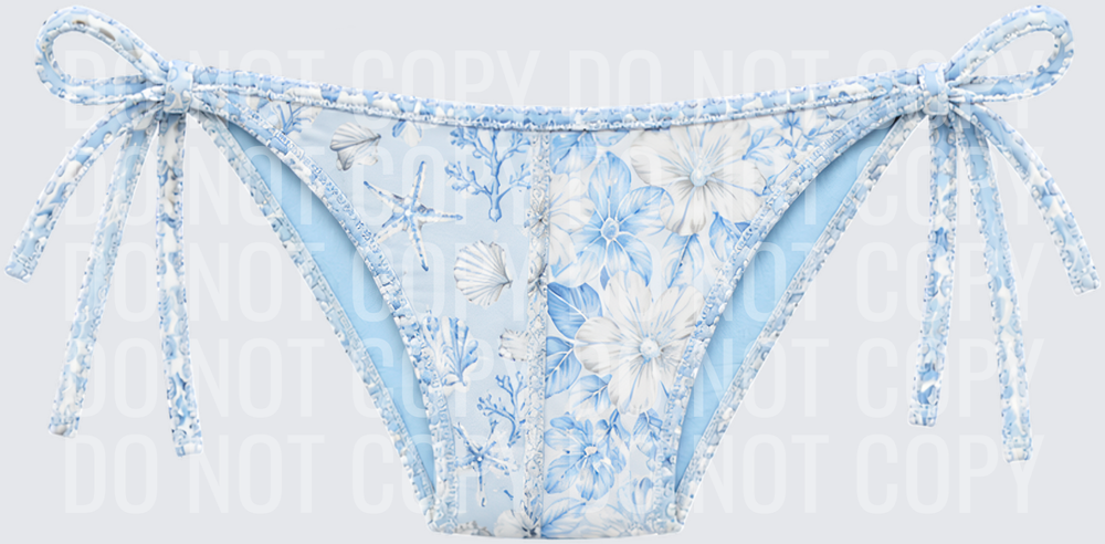 BLUE BIKINI LOWER