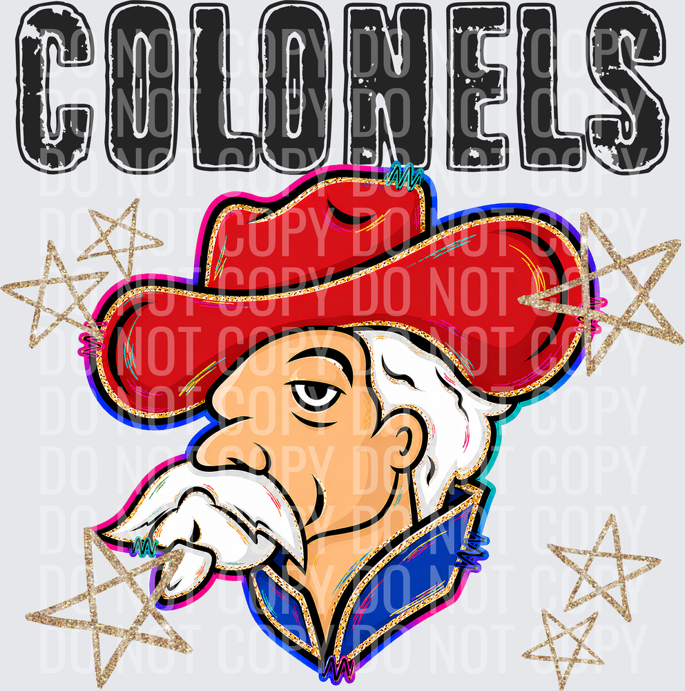 KayndiDesigns 08.26 Grunge Varsity Colonels