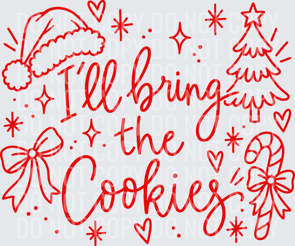 ILL BRING THE COOKIES red