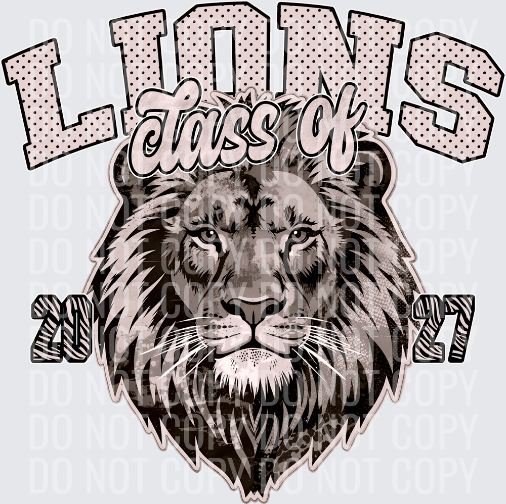 KayndiDesigns 10.26 Class of 2027 Neutral Lions