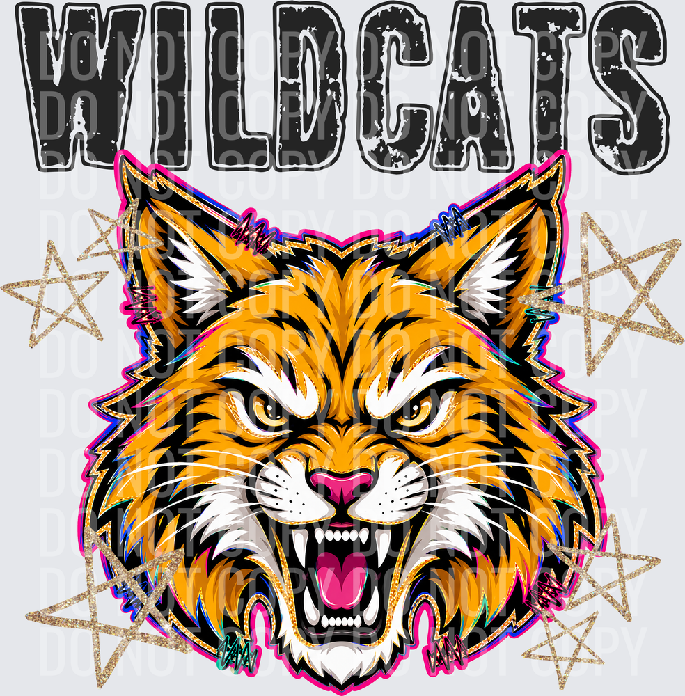 KayndiDesigns 08.26 Grunge Varsity Wildcats