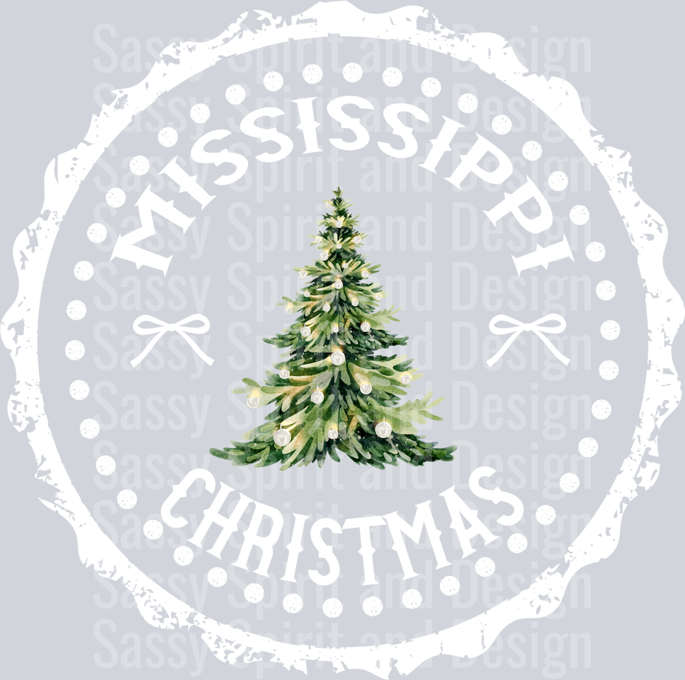 STATE CHRISTMAS STAMP Mississippi