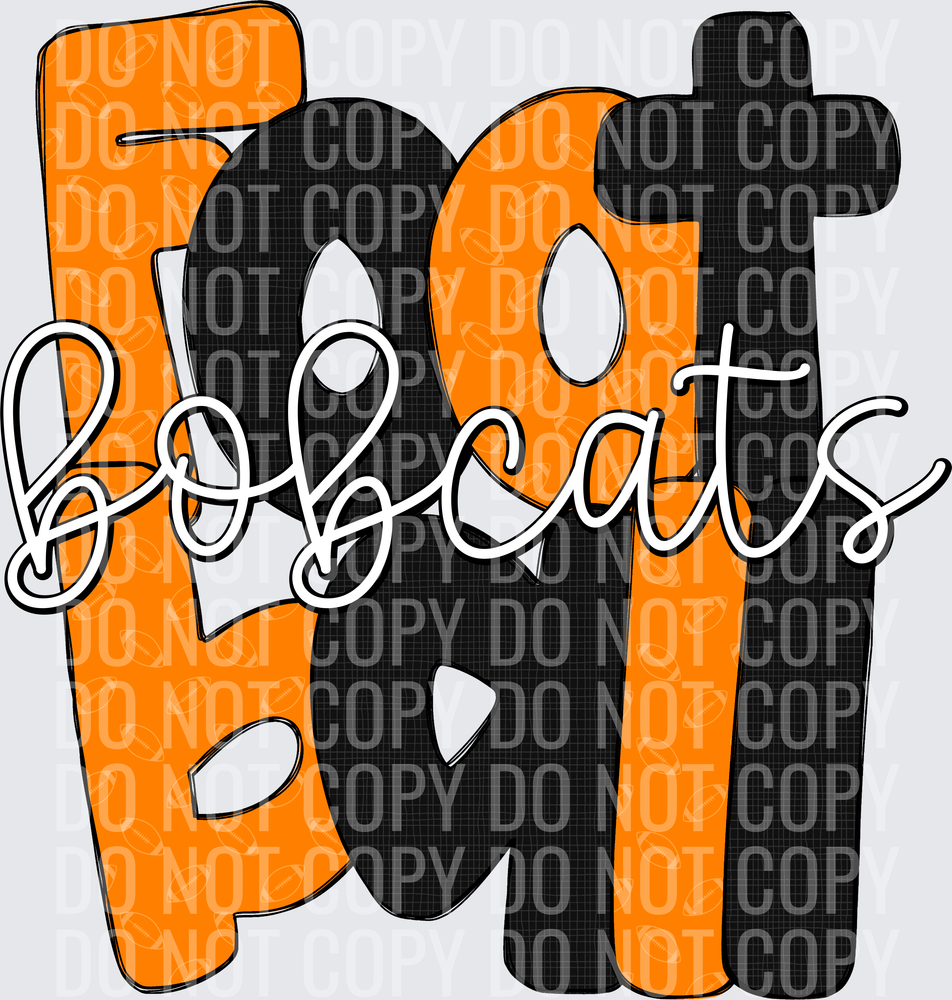 BobcatsFootballOrangeBlack