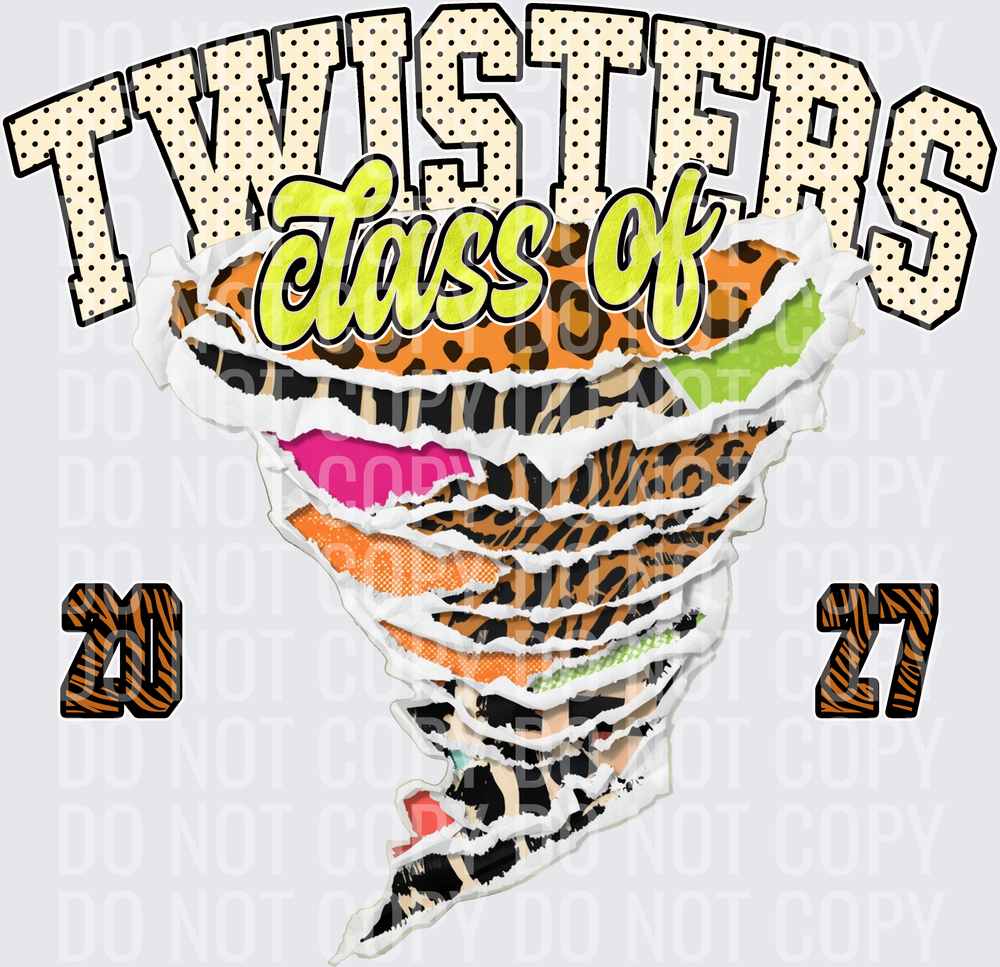 KayndiDesigns 10.26 Class of 2027 Bright Twisters