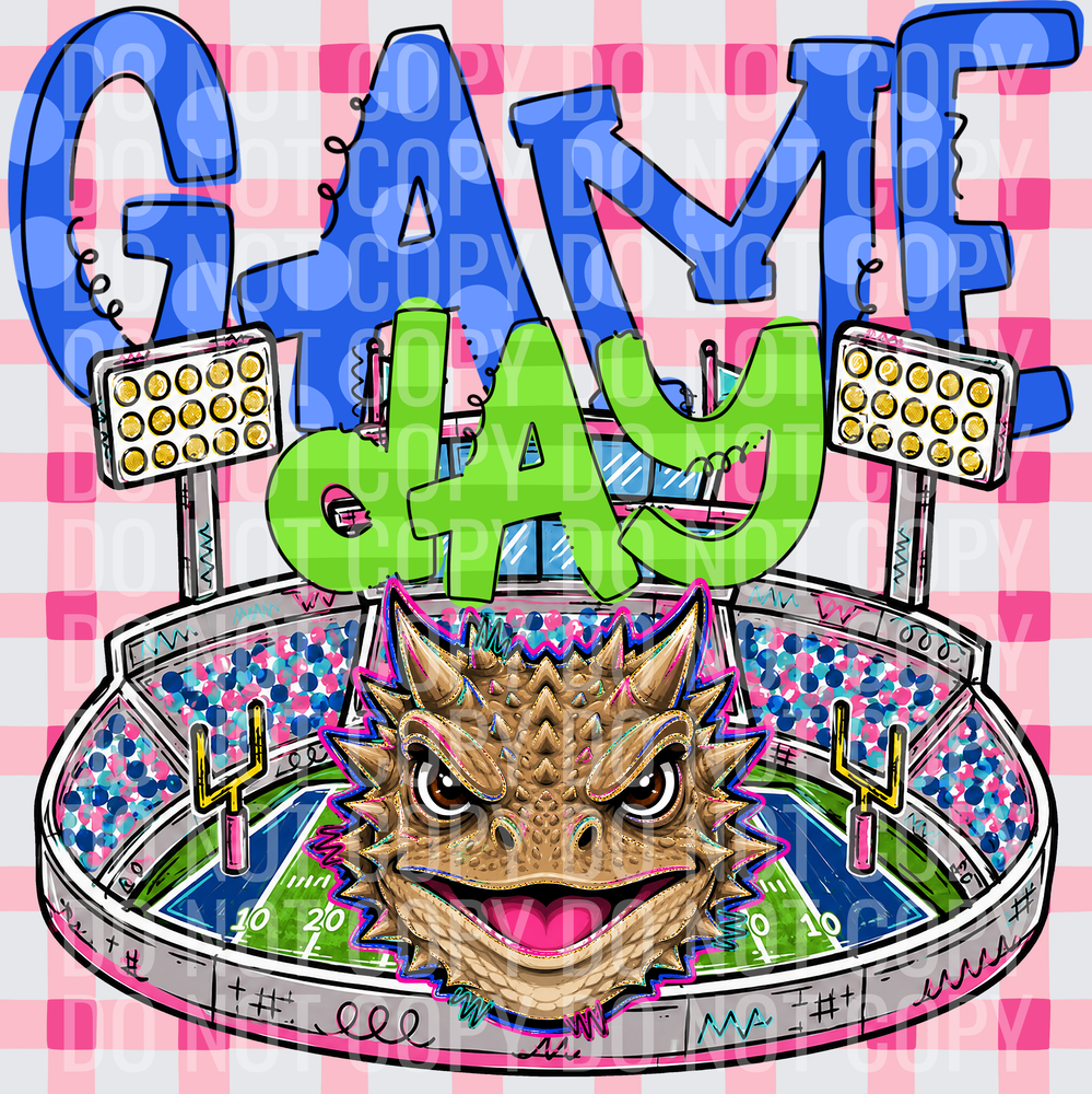 KayndiDesigns 08.26 Game Day Stadium Horned Toads