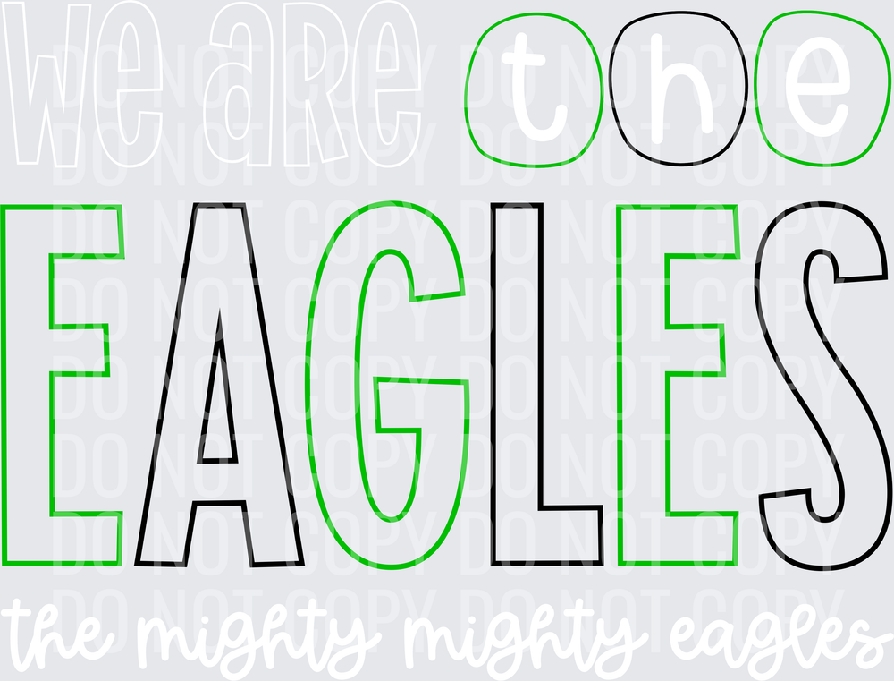 Eagles-WeAreThe-KellyGreenBlack