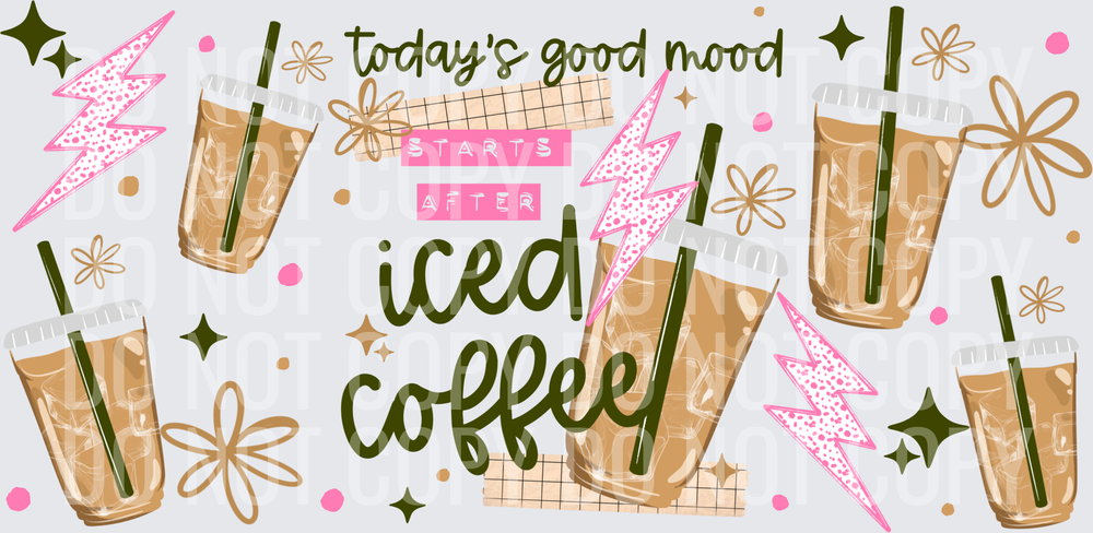 good mood iced coffee 16oz wrap