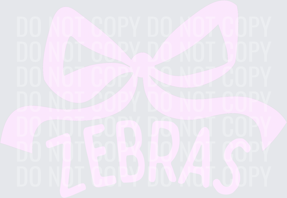 Zebras bow