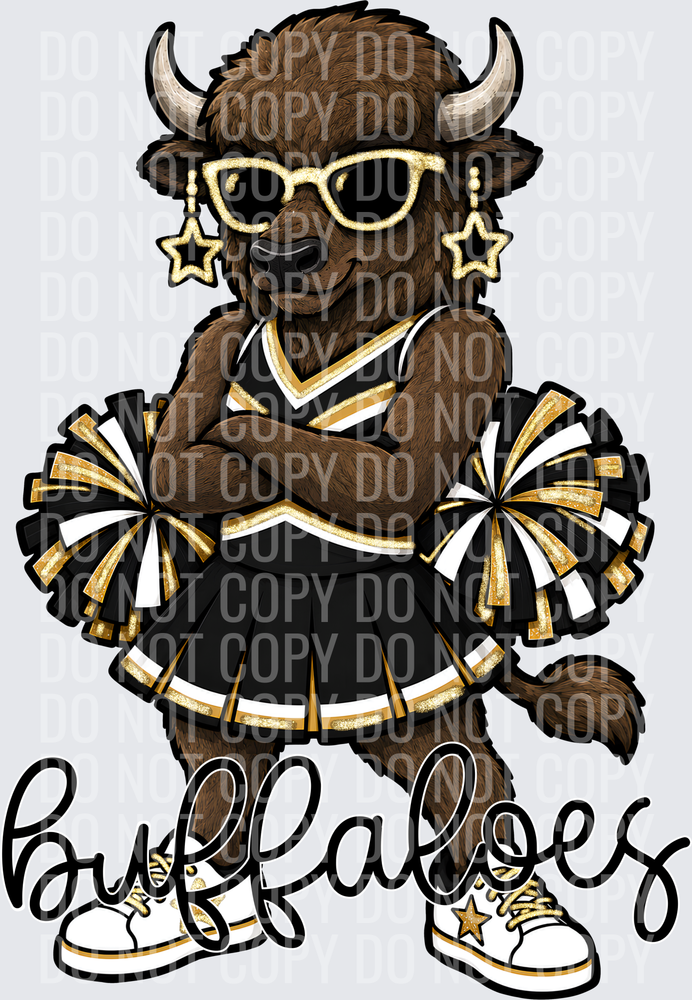 Buffaloes Cheer Black Gold